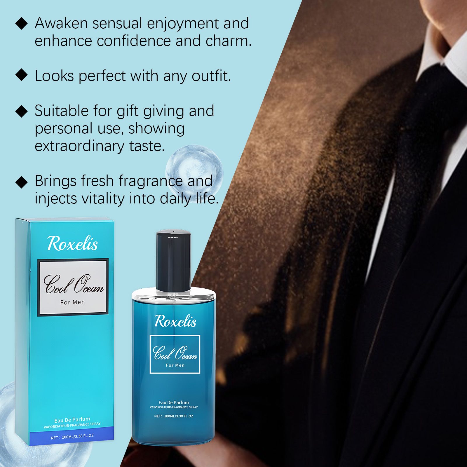 Woody Cologne Charm Eau De Toilette Fresh Deep Long Lasting For Daily Wear