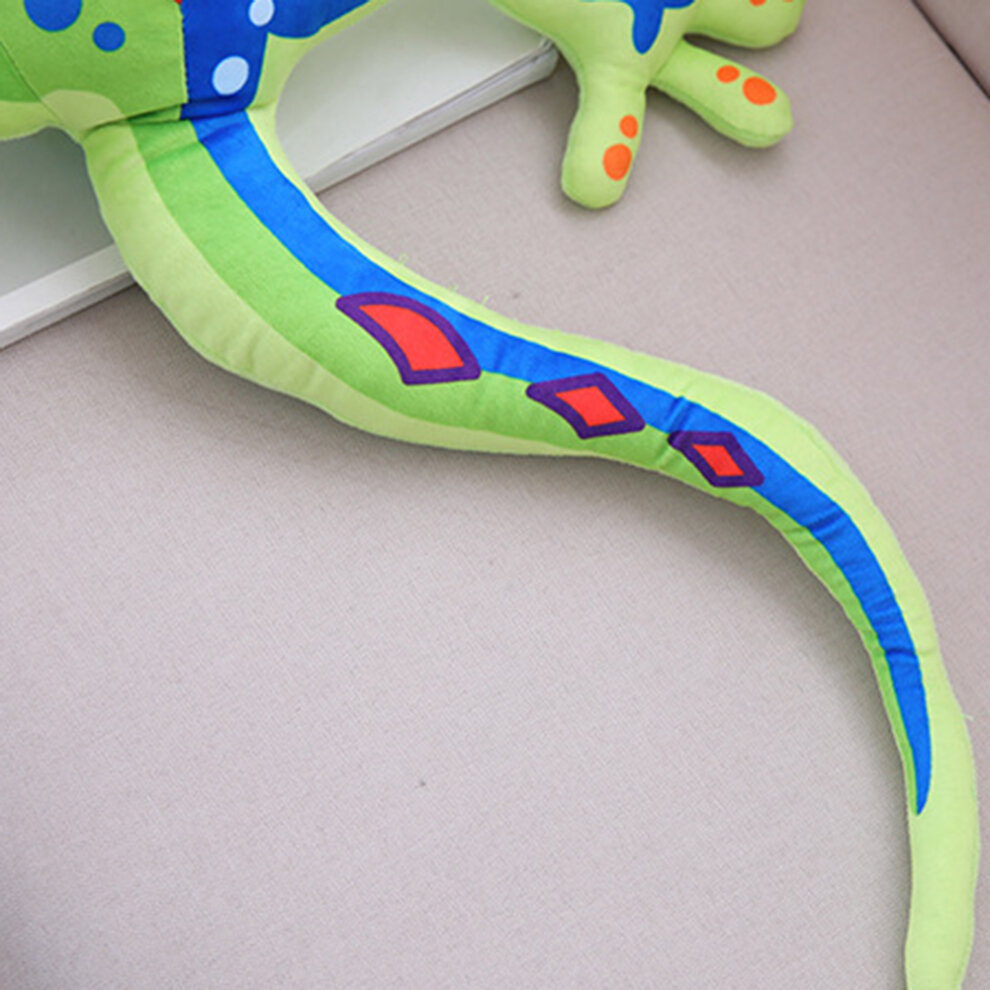 Lifelike Gecko Reptile Animal Plush Stuffed Doll Soft Bed Decor Trick Toy Gift