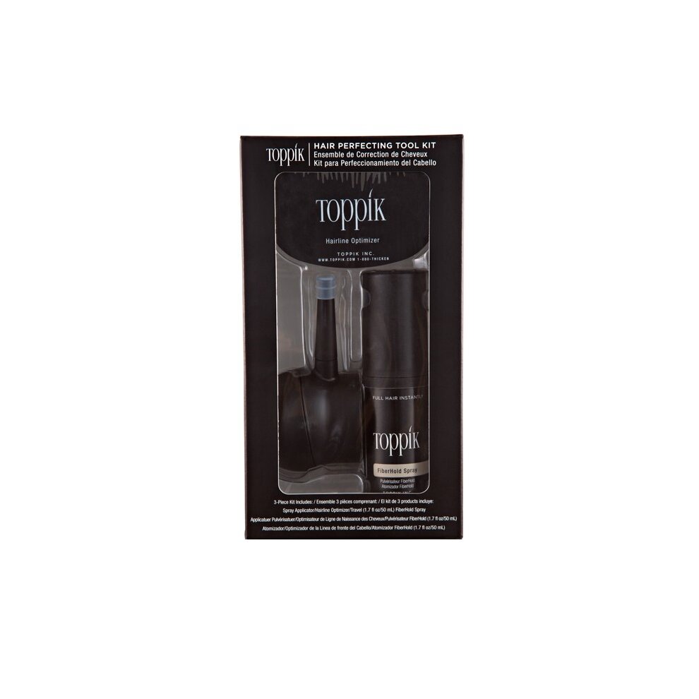 Toppik Hair Perfecting Tool Kit 3 Pieces BLACK 27.5g