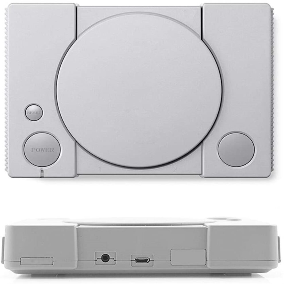 Classic Game Console PS1 Mini Retro Double Battle Game Gamepad Video Game Machine with 620 Classic Games Entertainment System for Home Games Lovers