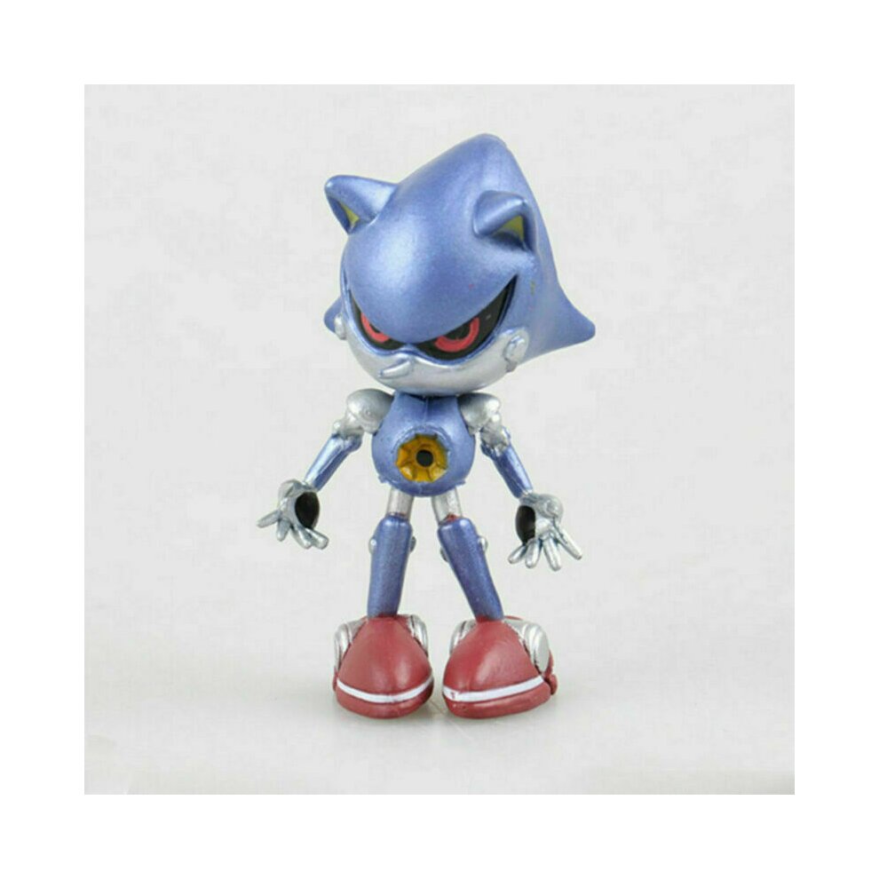 6PCS Sonic the Hedgehog Action Figure Cake Toper Birthday Gift Kids Toy