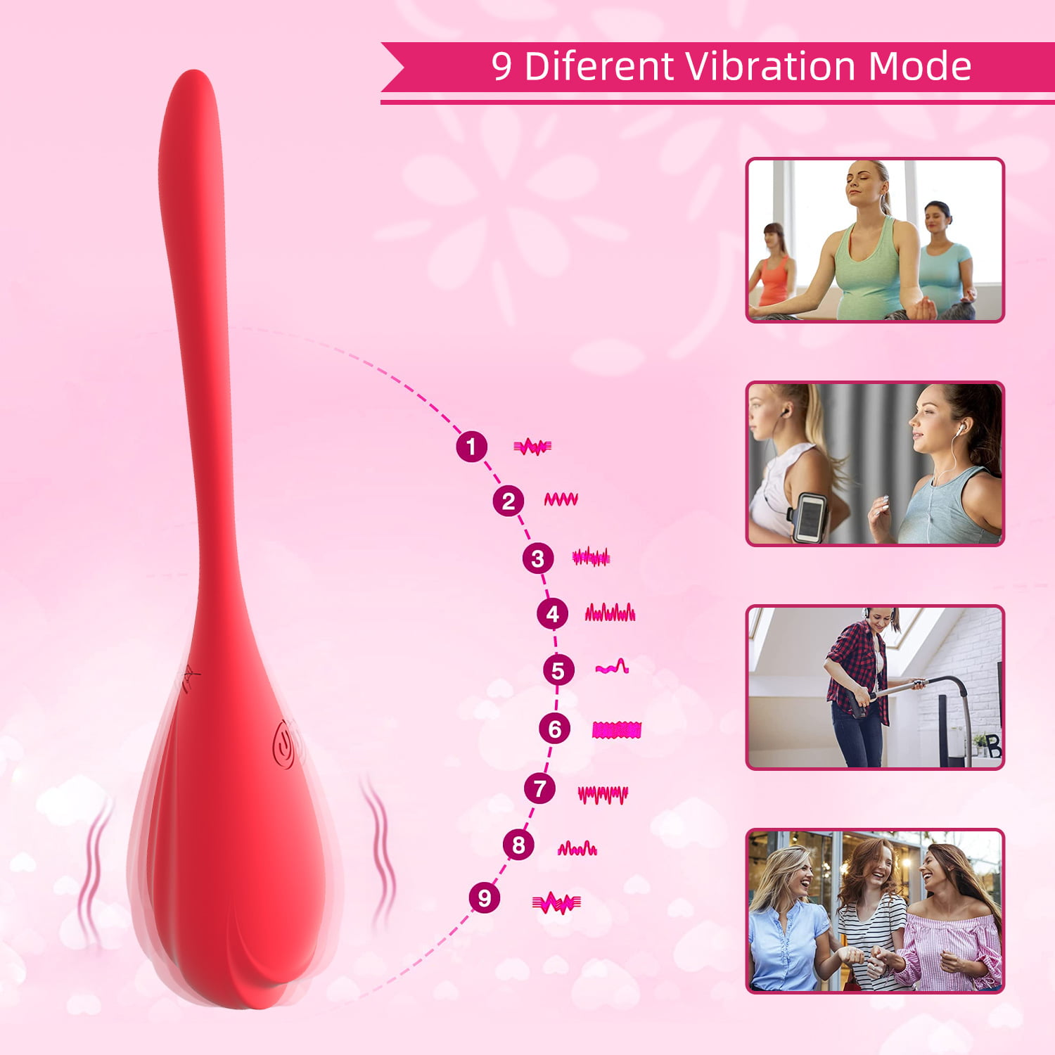 Wireless Vibrator Remote Control Vibrator Wearable Panty Vibrator Egg Bullet G Spot Dildo Massager with APP Control Adult Sex Toys Clitoral Stimulator Women And Couples Sexual Pleasure Tools