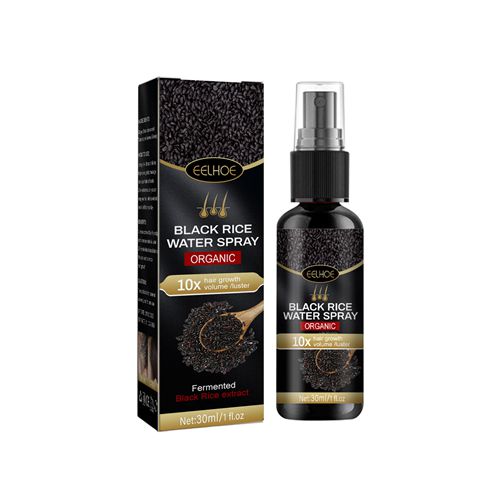 Hair Growth Spray Black Rice Water Spray Strengthen Hair Root Repair Damage Restore Hair Prevent Hair Thinning Dry Repair Hair Care For All Hair Types