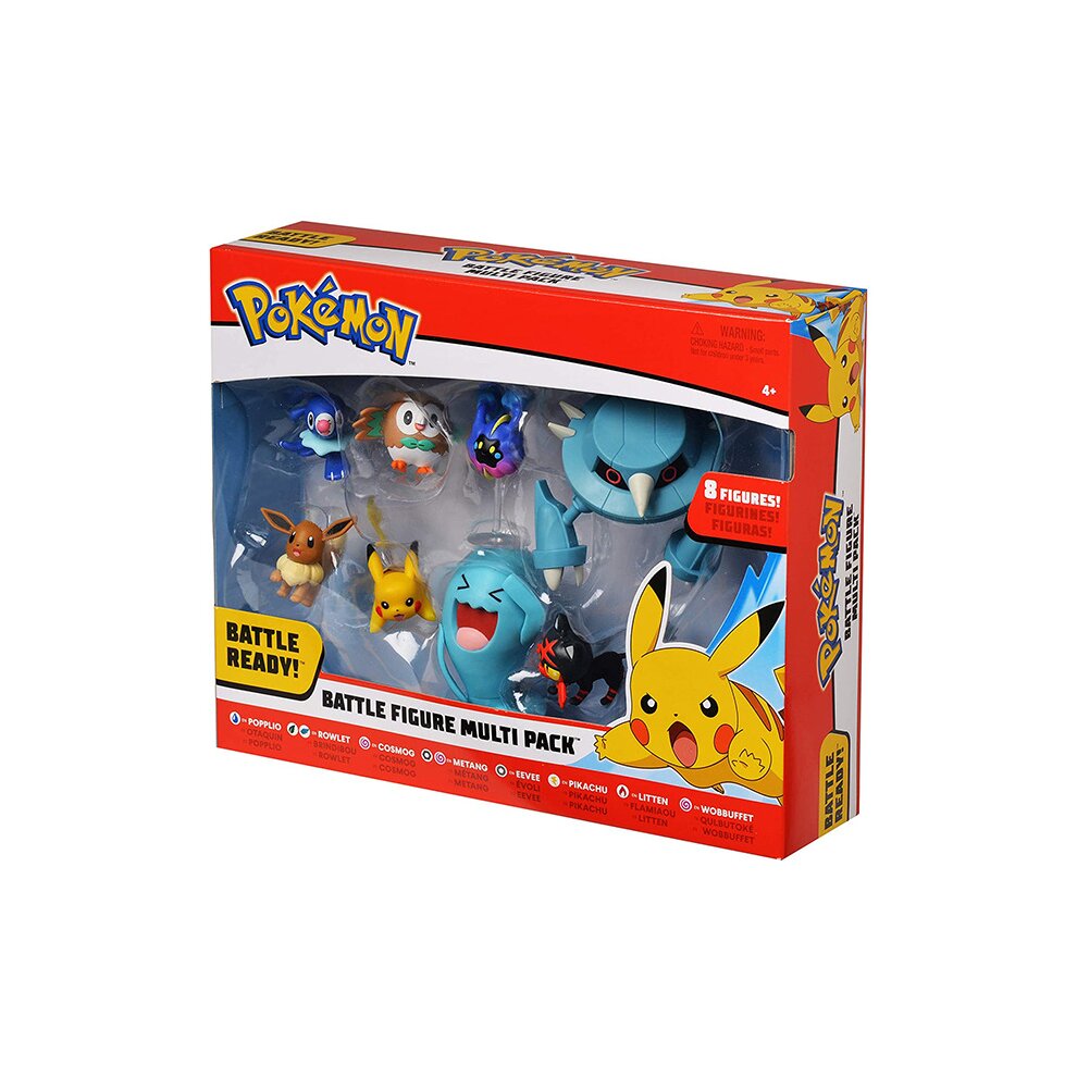 Pokémon Battle Ready Figure Set Toy 8 Pieces