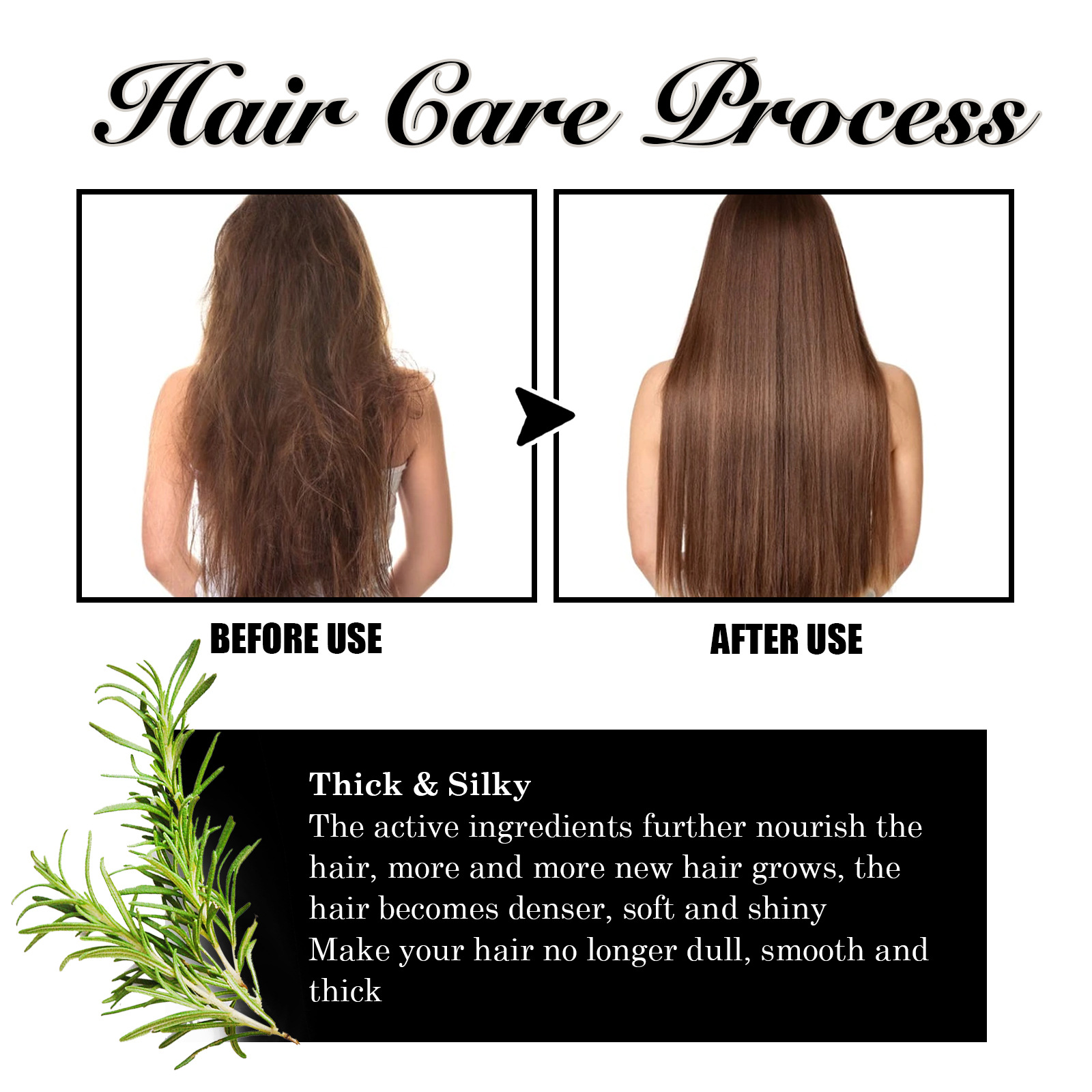 Rosemary Hair Essential Oil for Hair Growth Refresh Nourish Rosemary Oil for Hair Growth Reduce Hair Loss Prevent Split Ends 30ml