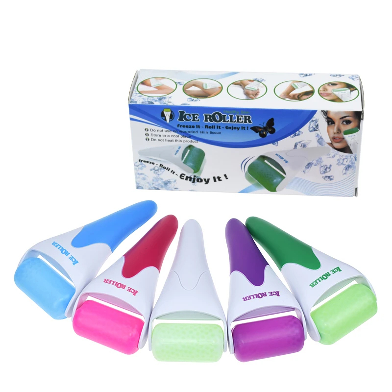 (Blue) Ice Roller Facial Massager Roller Facial Massage Skincare Migraine Stick Roll Under Eye Puffiness Facial Cool Ice Rollers