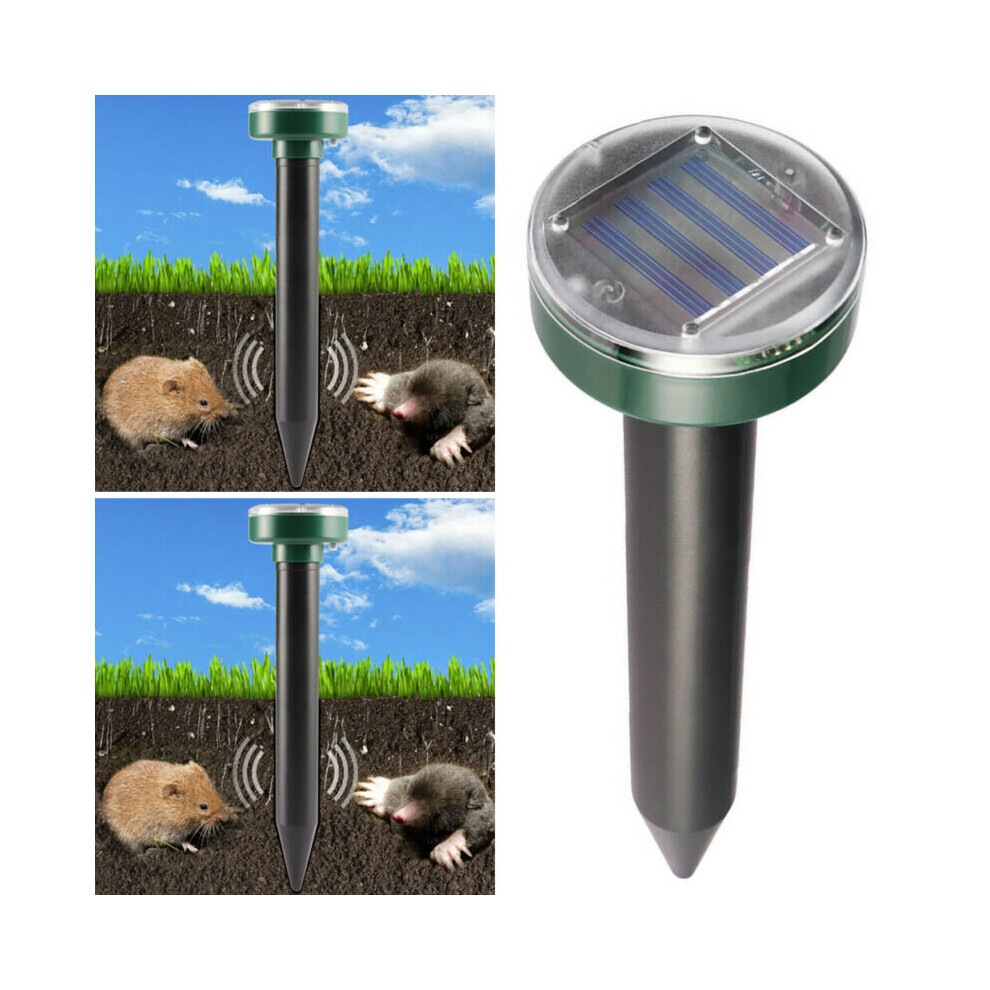 Ultrasonic Battery Cat Dog Repellent Fox Pest Scarer Deterrent Repeller Garden