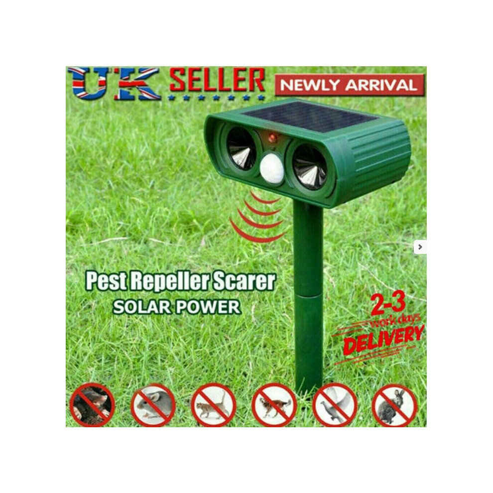 Solar Power Cat Repellent Scarer