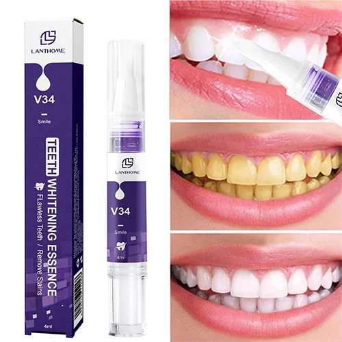 V34 Teeth Whitening Toothpaste Pen Remove Plaque Stains Cleaning Oral Hygiene Bleaching Dental Tools Fresh Breath Tooth Care