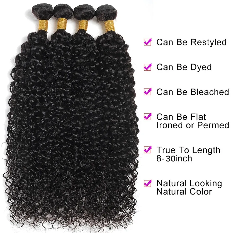 (1 pc 8 inches) Mongolian Afro Kinky Curly Bundles 1PCS 3PCS 4PCS Human Hair Extensions 100 Percent Unprocessed Virgin Human Hair Weave Bundles Jerry Curl