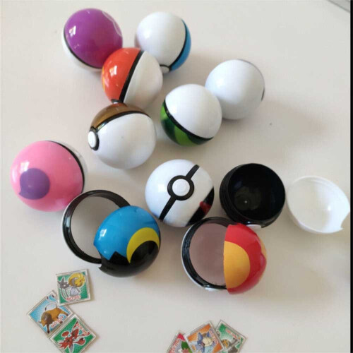 12Pcs Pokemon Pikachu Ball Set Pokeball Figures Kids Toys For Children Festival Birthday