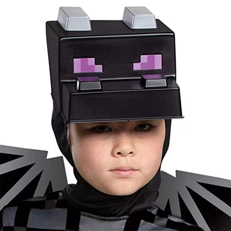 (S 105~115cm) Ender Dragon Ender Dragon Cosplay Clothing Toys MC Childrens Set Childrens Christmas Gifts