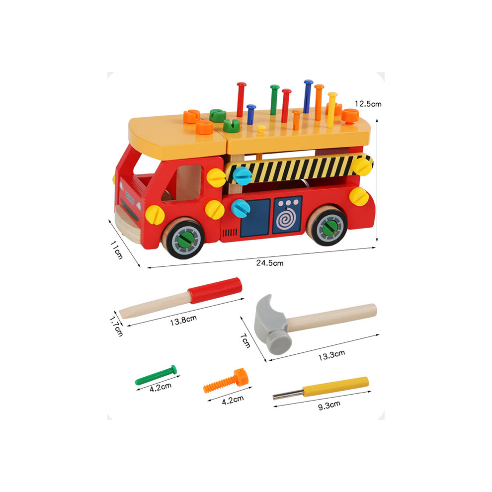 Children 3D Busy Board Wooden Toys Montessori Game Simulation Pretend Play Screw Tools Fine Movement Training Educational Toys