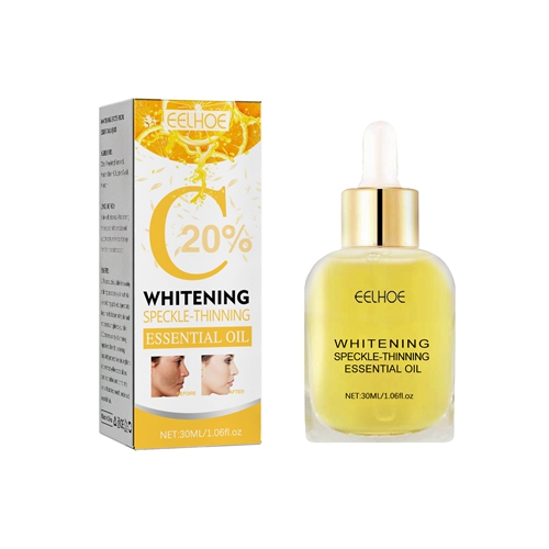 Vitamin C Whitening Freckles Serum Face Essence Remove Dark Spots Freckles Fade Melanin Nicotinamide Essence Brighten Lighten Moisturizing Facial Serum
