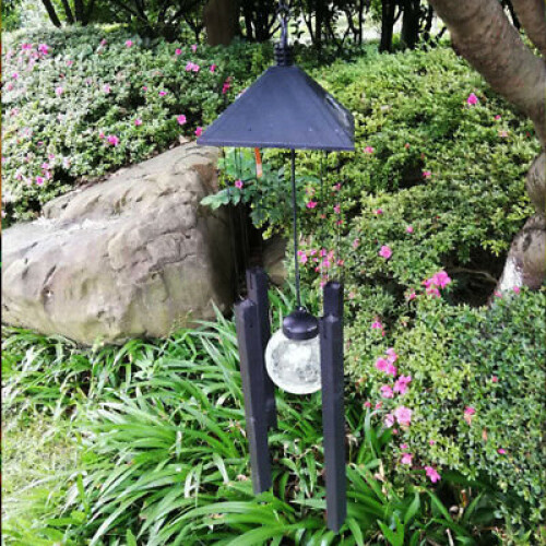 Remarkable Wind Chimes Solar Powered Colour Changing Led Light Garden Windchimes