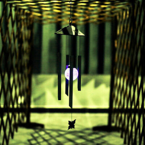 Remarkable Wind Chimes Solar Powered Colour Changing Led Light Garden Windchimes