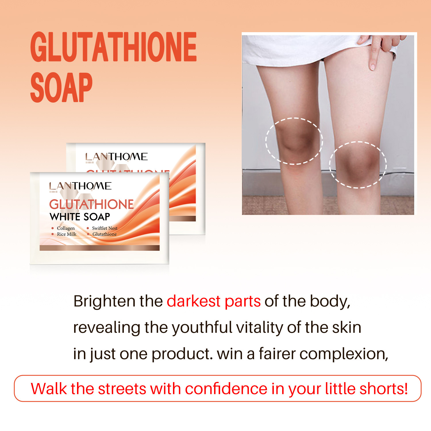 Glutathione Kojic Acid Soap For Skin Brightening Deep Cleansing And Even Tone Daily Facial And Body Bar 100g