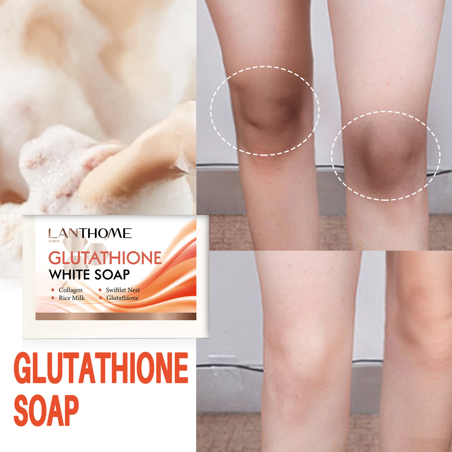 Glutathione Kojic Acid Soap For Skin Brightening Deep Cleansing And Even Tone Daily Facial And Body Bar 100g