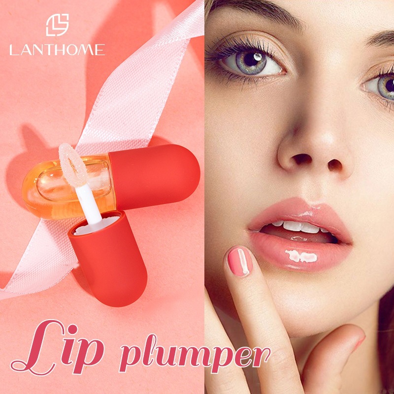 Lip Plumper Serum Moisturising Hydrating Lip Care for Smooth Fuller Lips Daily Use Clear