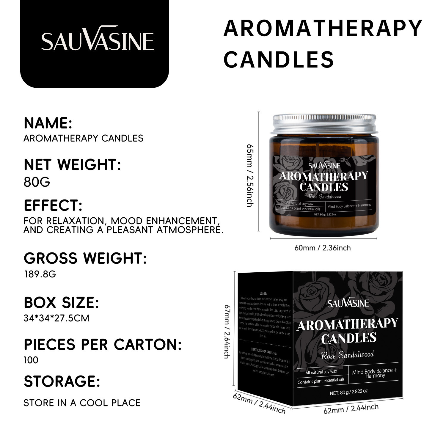 Luxury Car Scented Candle For Aromatherapy Mood Setting Romantic Valentine Gift Mini Travel Jar Home Decor