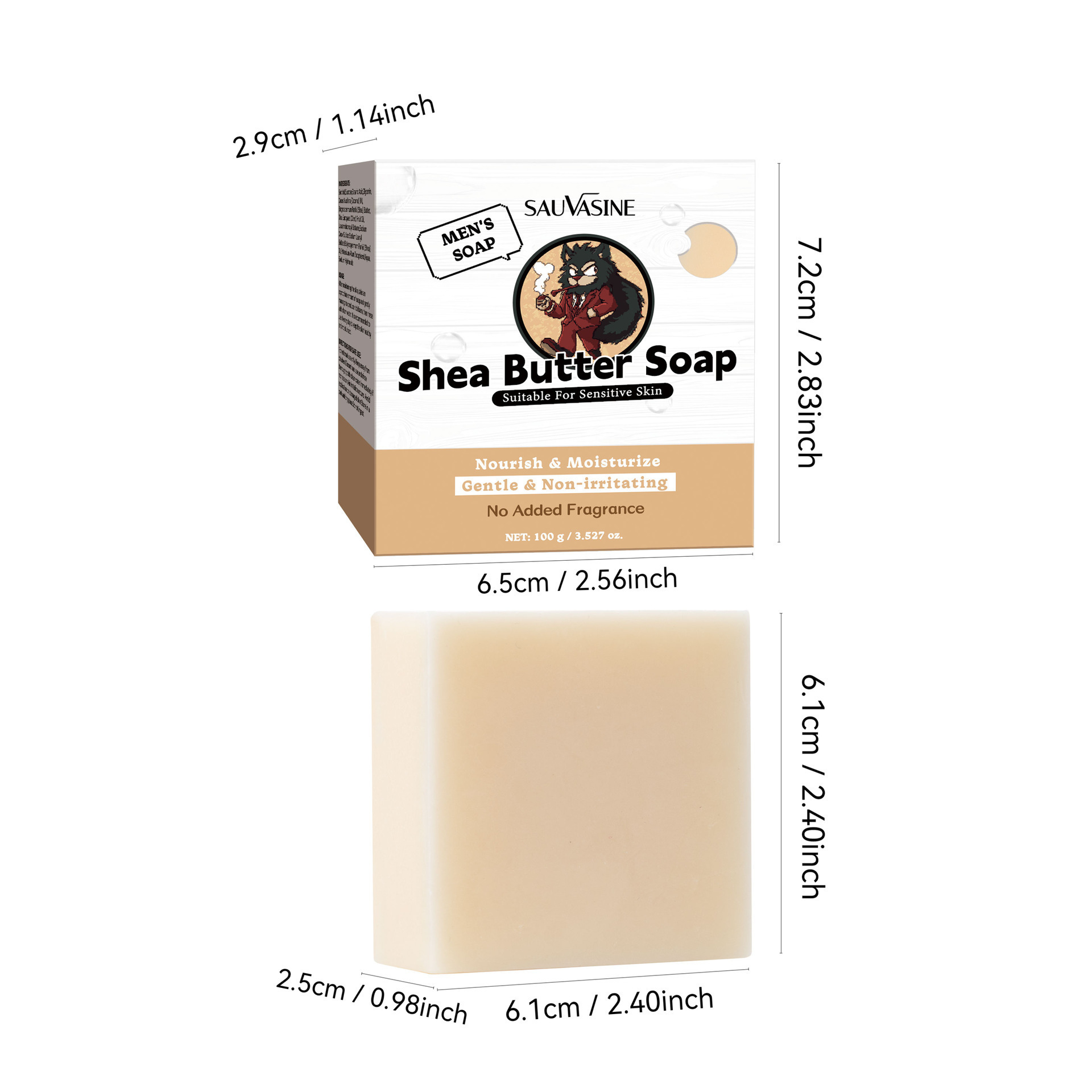 Shea Butter Soap Bar Nourishing Moisturizing Gentle Cleansing For Face And Body Daily Bath And Shower Care