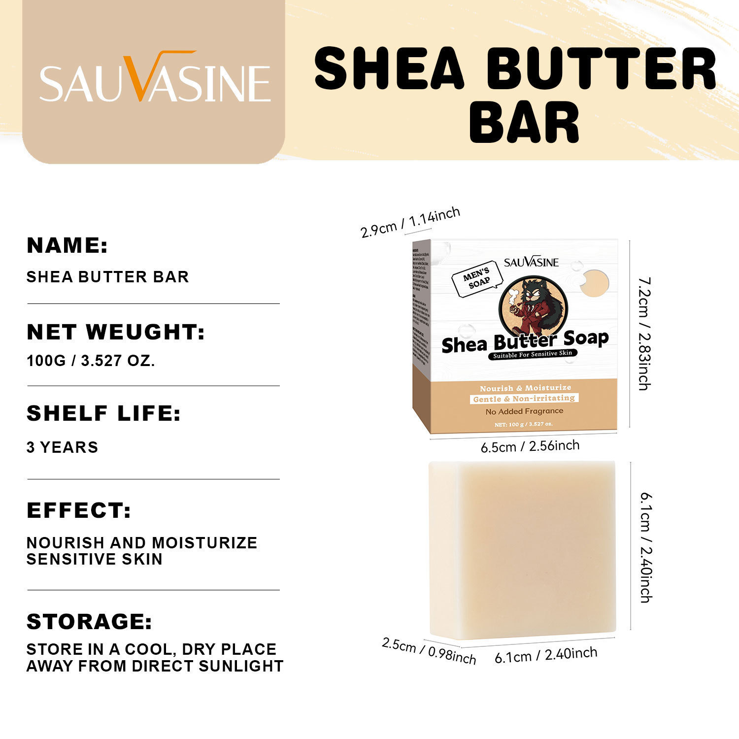 Shea Butter Soap Bar Nourishing Moisturizing Gentle Cleansing For Face And Body Daily Bath And Shower Care