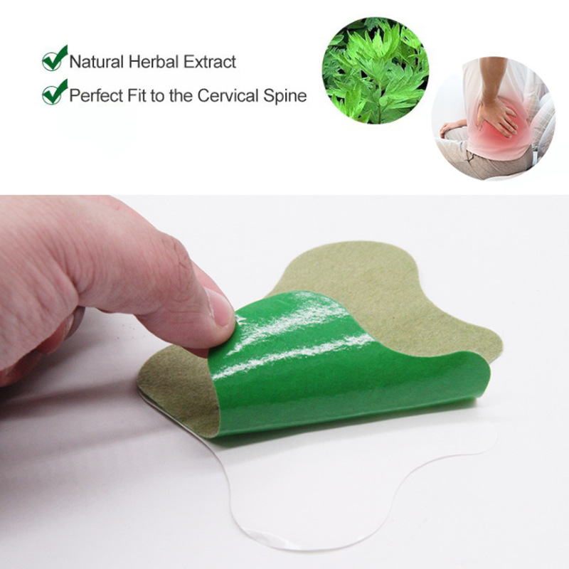 Wormwood Lumbar Patch Heating Moxibustion Sticker For Neck Shoulder Back Knee Joint Pain Relief Daily Care 12 Patches