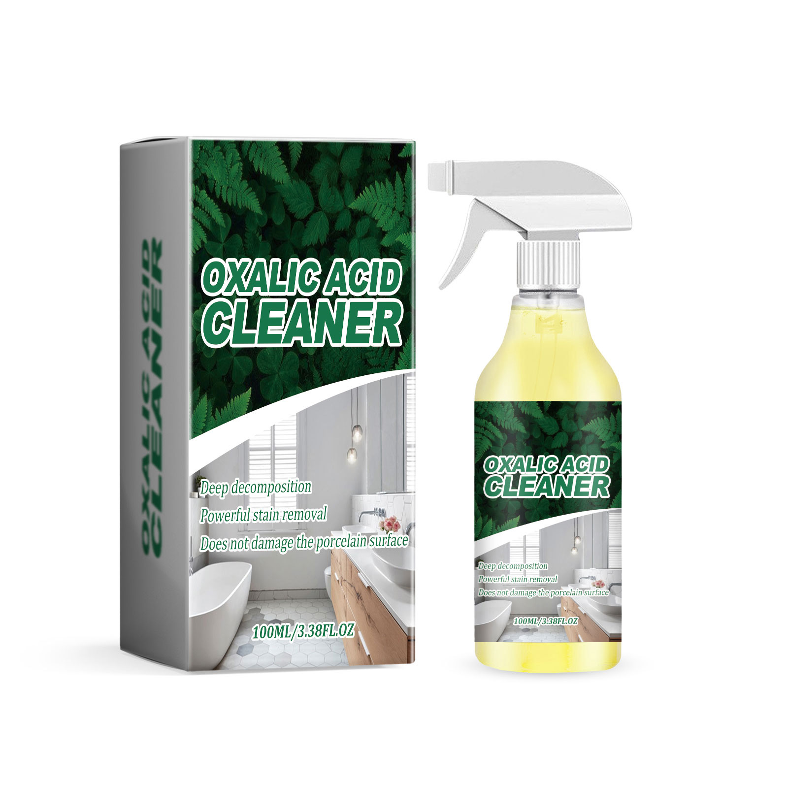 Oxalic Acid Cleaner Daily High Cleans Bright Multi Purpose Kitchen Bathroom Surface Stain Dust Remover
