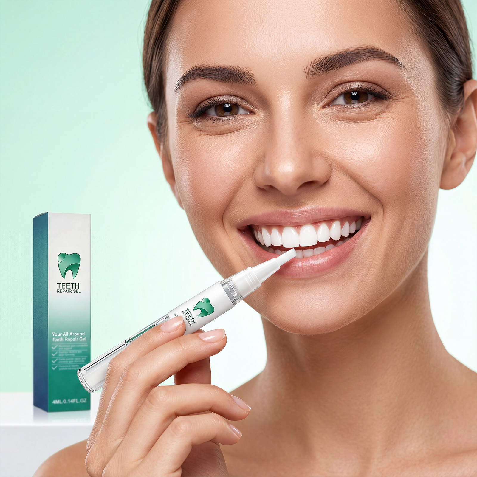 Teeth Brightening Gel Moisturizing Gentle Soft Care Clean Gum Tissue Lift Nice Smile Beauty Effect
