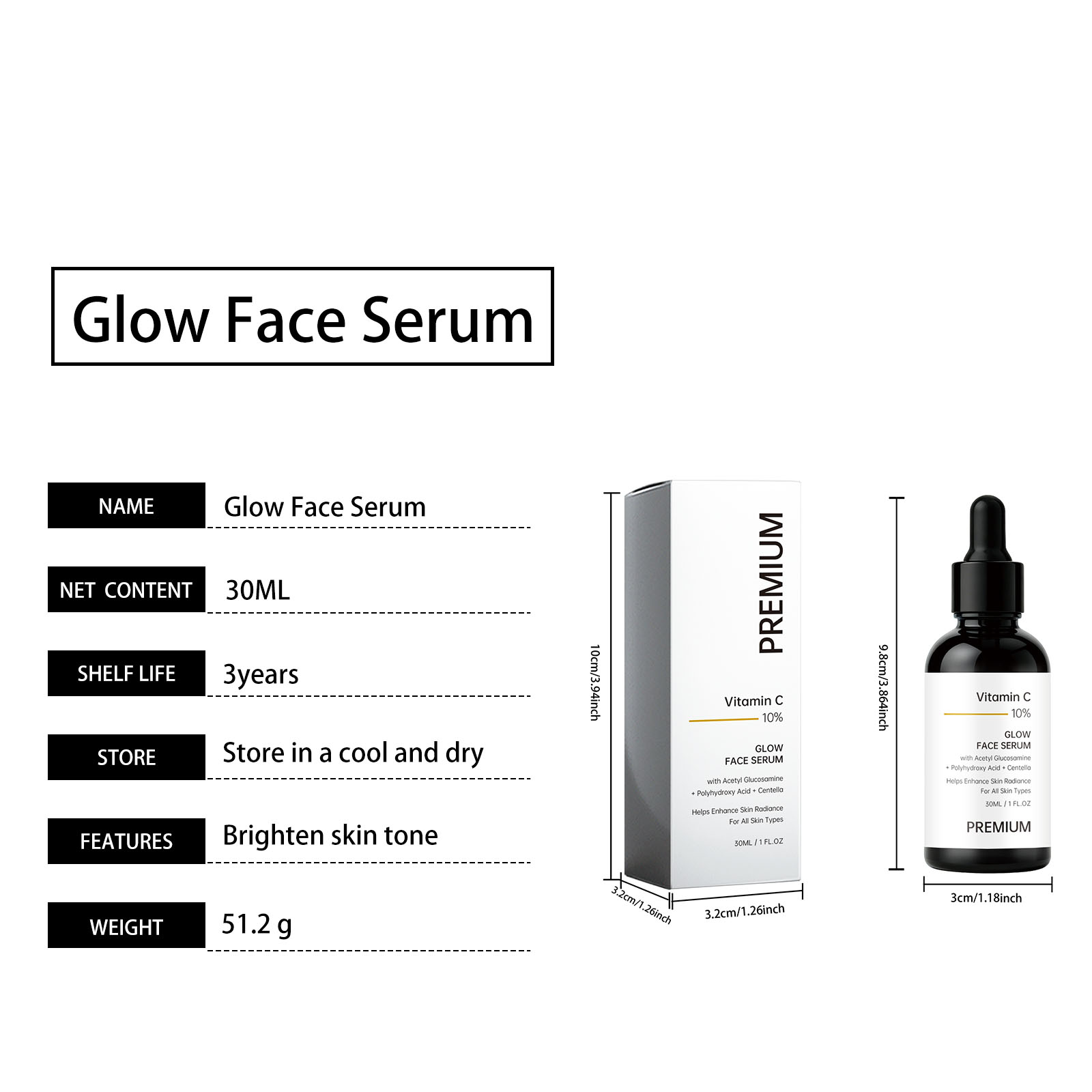 Brightening Facial Essence Evens Hydrates Glowy Light Soft Skin Care