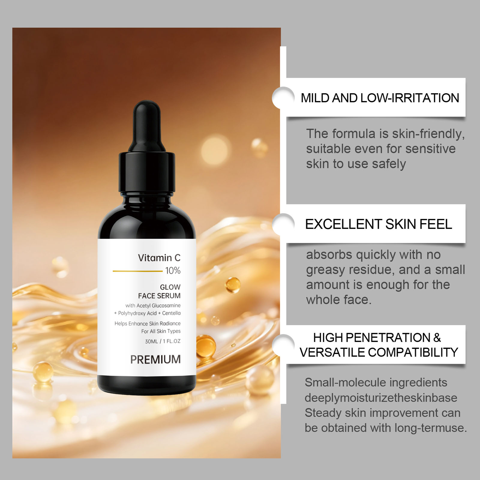 Brightening Facial Essence Evens Hydrates Glowy Light Soft Skin Care