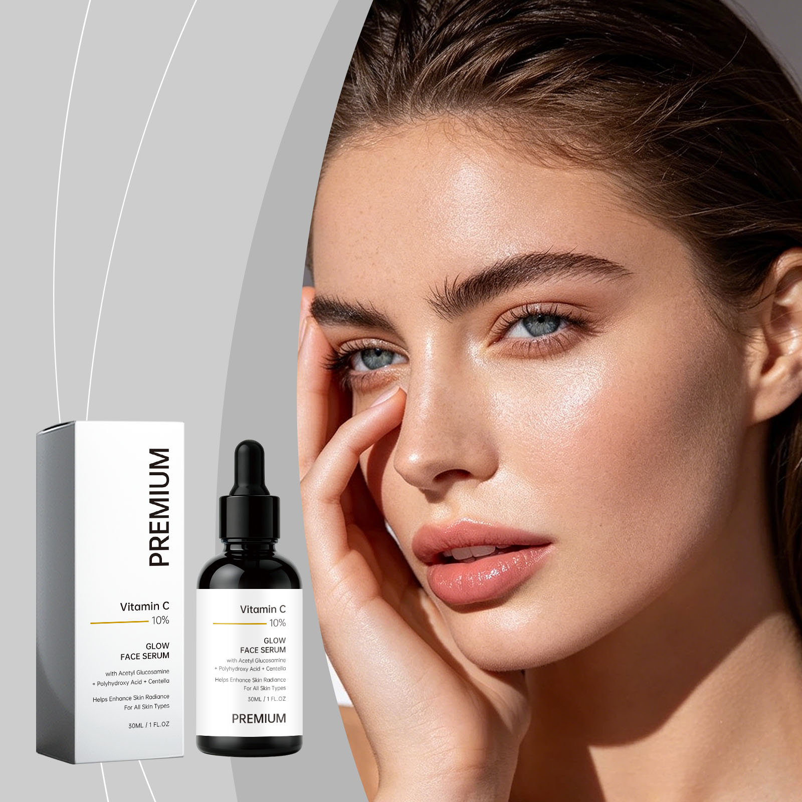 Brightening Facial Essence Evens Hydrates Glowy Light Soft Skin Care