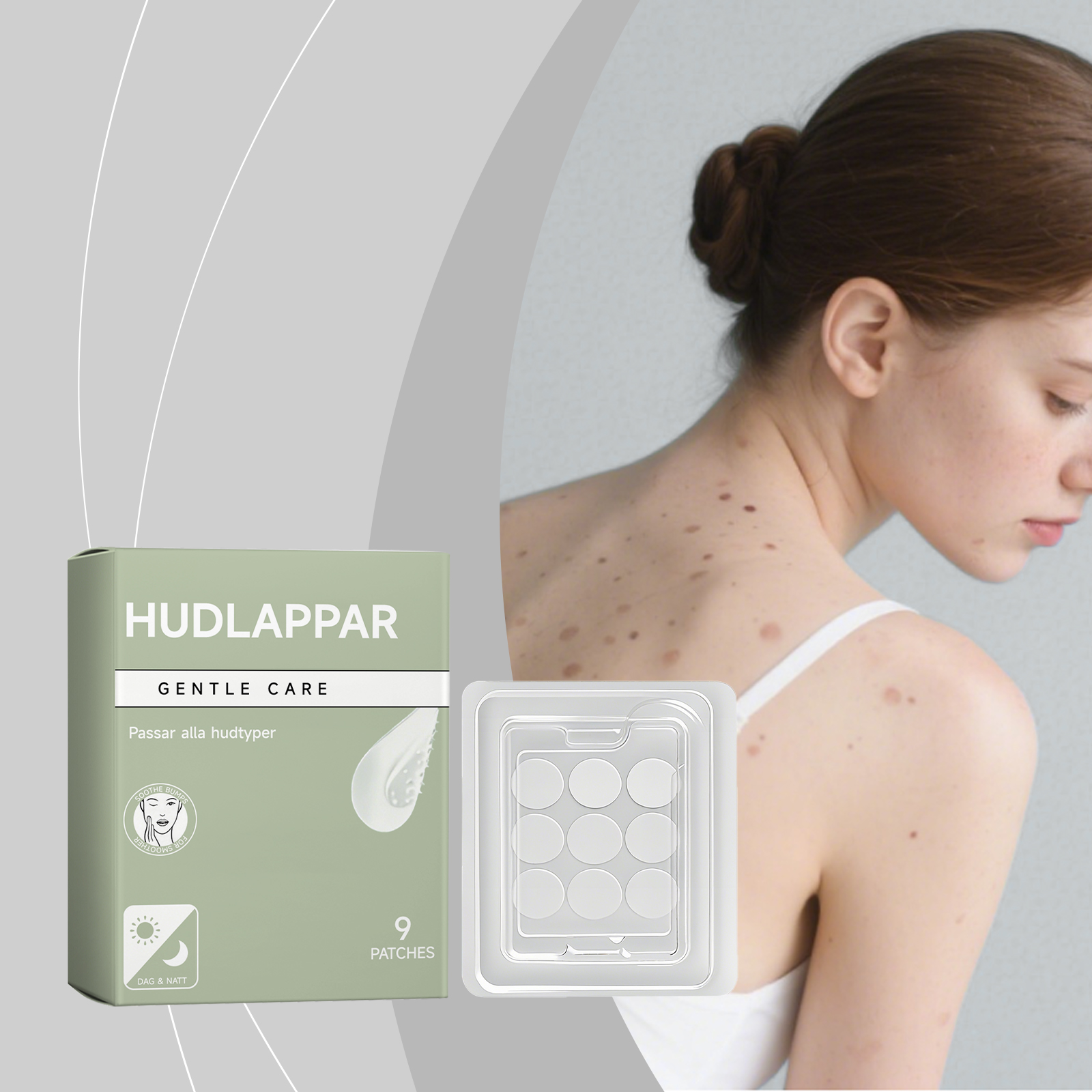 Skin Care Patch Mild Skin Friendly Material Moisturizing Soft Smooth Care Body And Facial Skin Protection
