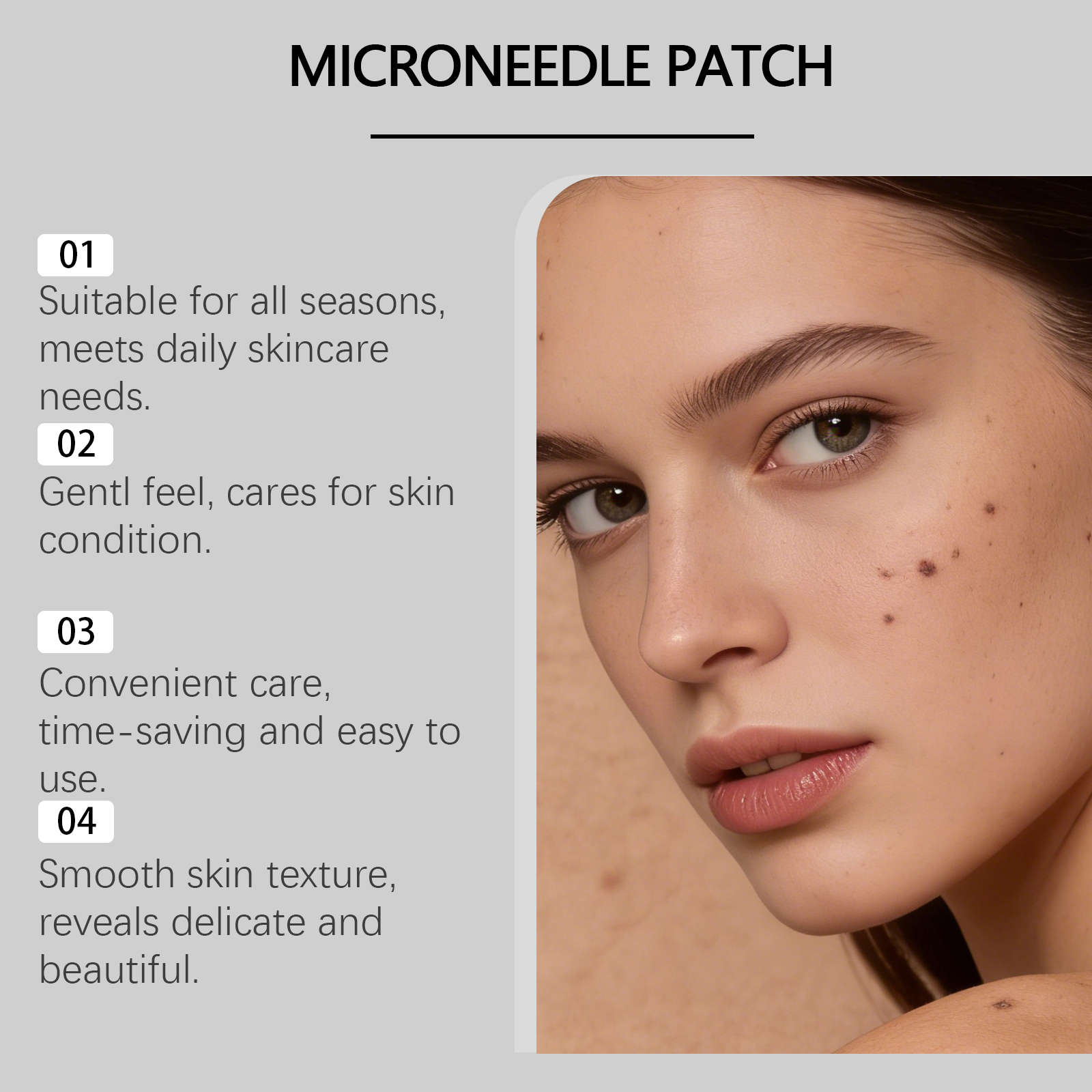 Skin Care Patch Mild Skin Friendly Material Moisturizing Soft Smooth Care Body And Facial Skin Protection