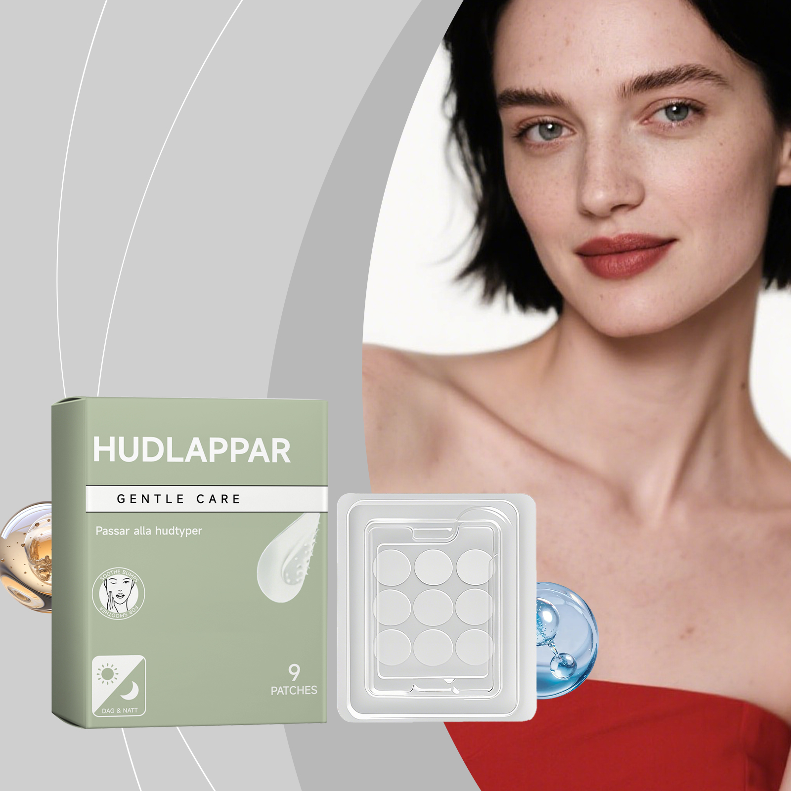 Skin Care Patch Mild Skin Friendly Material Moisturizing Soft Smooth Care Body And Facial Skin Protection