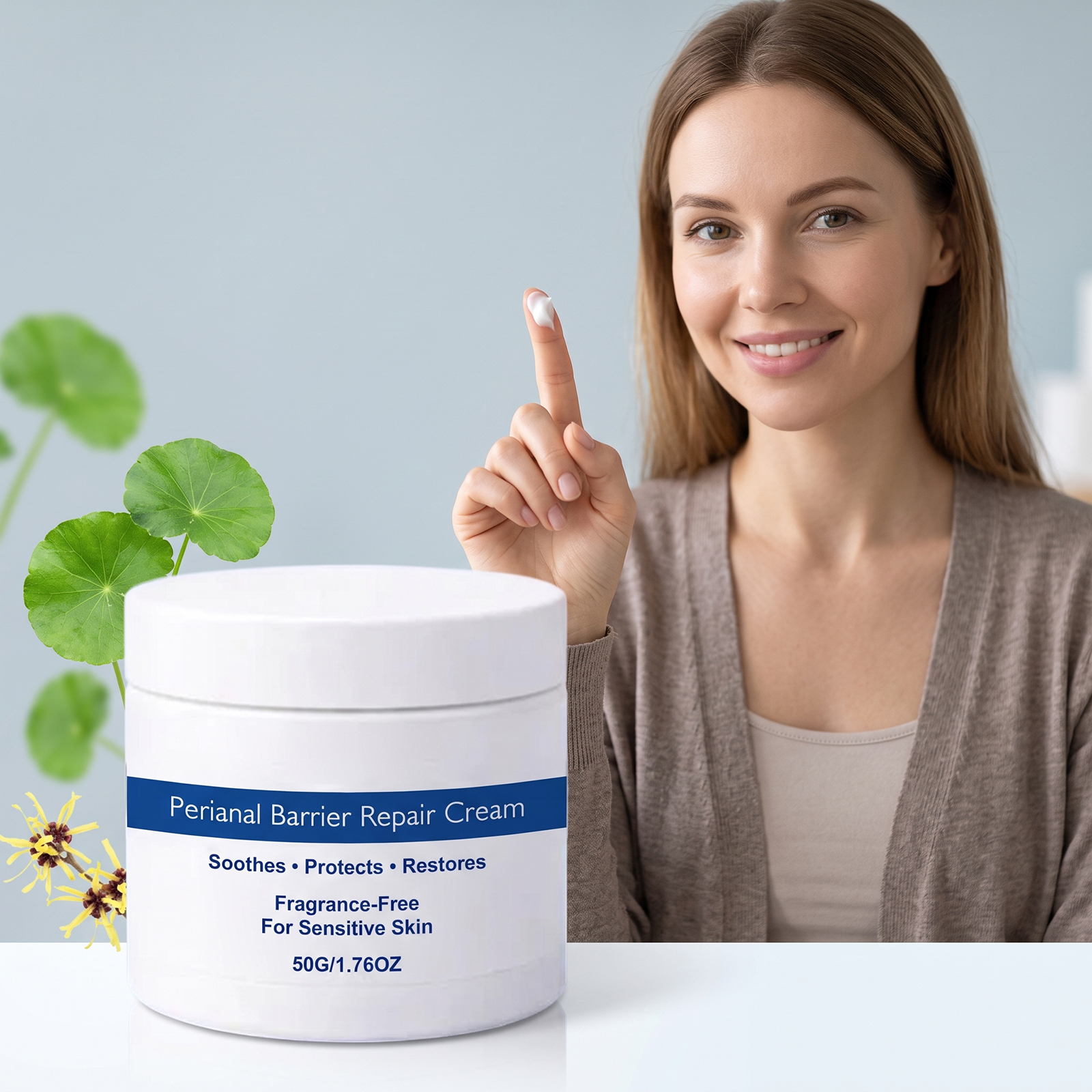 Anal Care Cream Mild Moisturizing Skin Friendly Refreshing Comfort External Smear Protect Perianal Skin