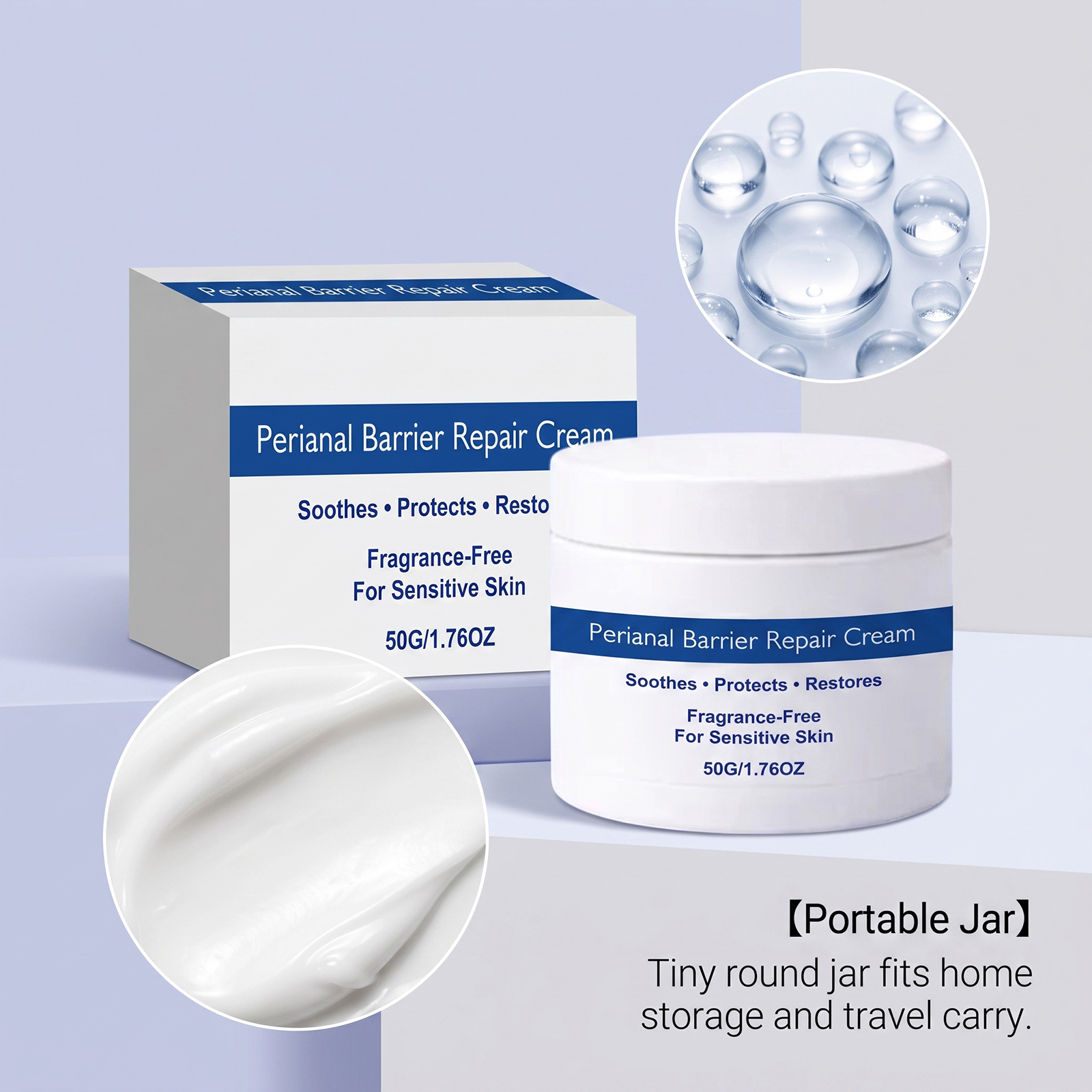 Anal Care Cream Mild Moisturizing Skin Friendly Refreshing Comfort External Smear Protect Perianal Skin