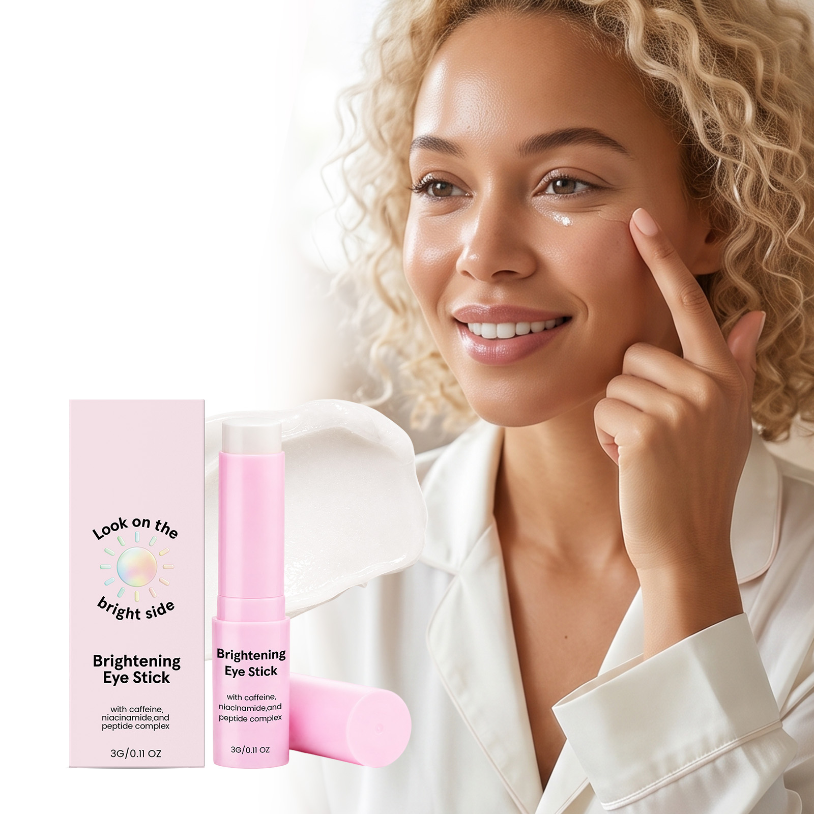Eye Bright Care Stick Moisturize Hydrate Soft Bright Smooth Fresh Lock Water Skin Daily Care