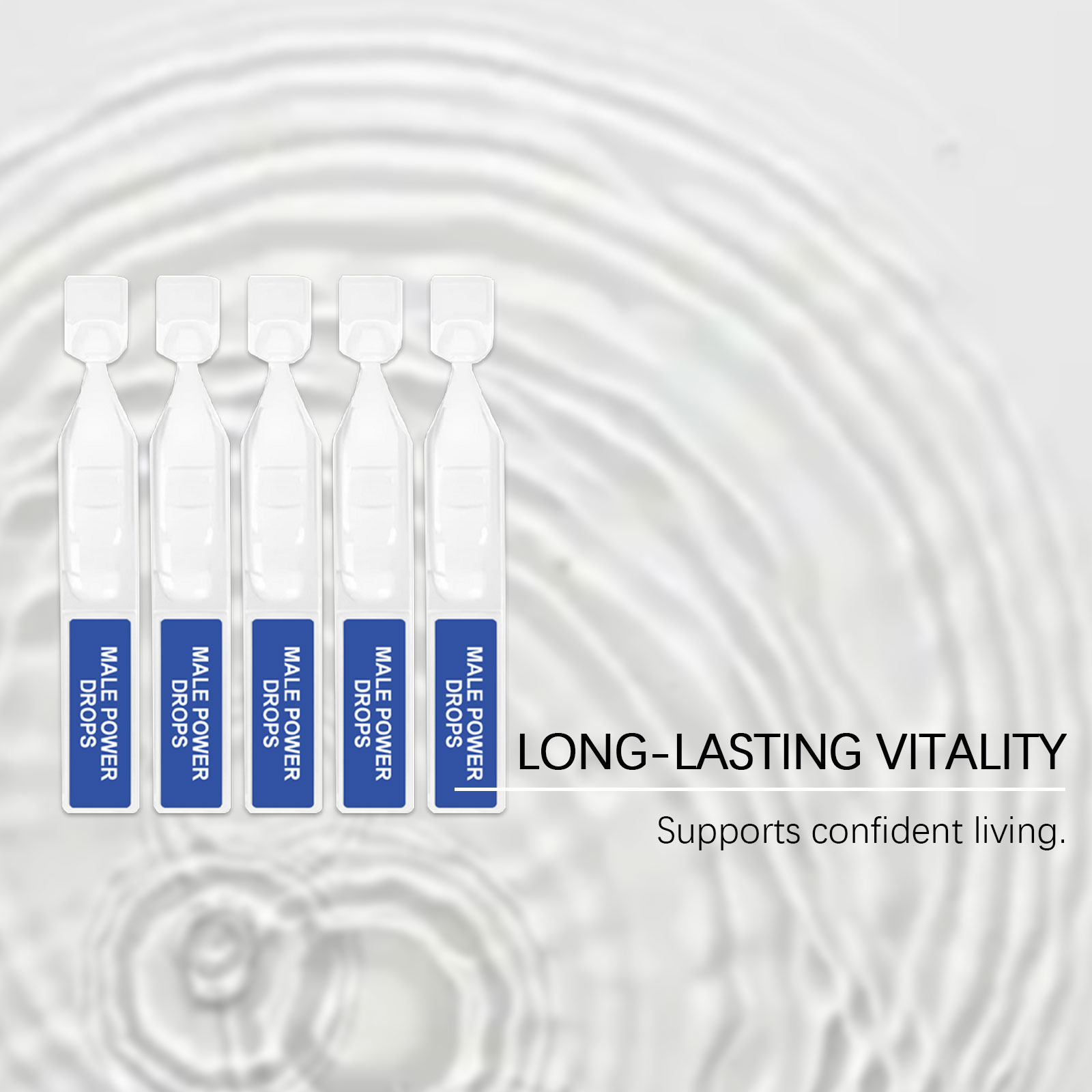 Men Care Drops Gentle Nourish Boost Vitality Portable Dietary Supplement For Male Daily Body Care