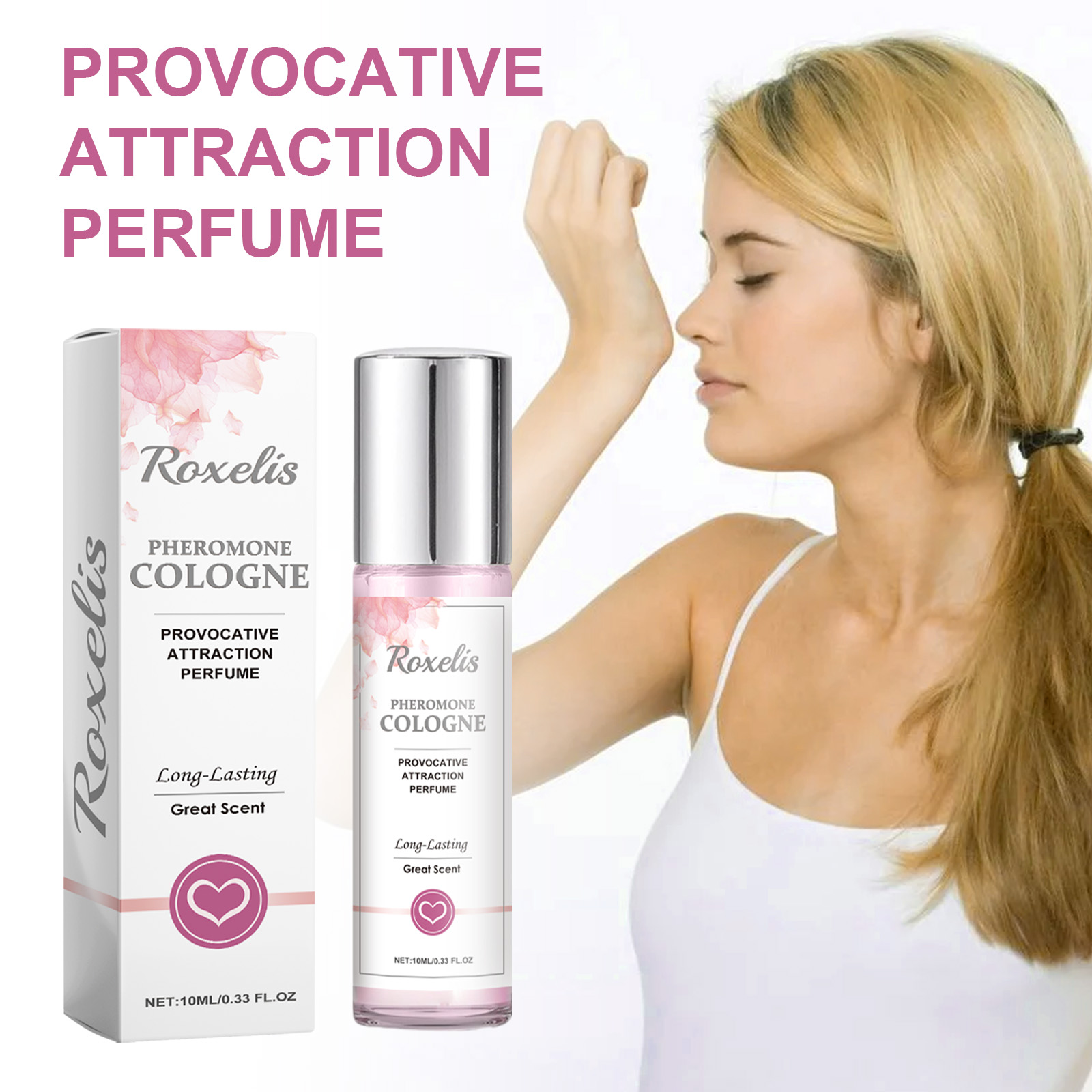 Ladies Pheromone Perfume Fresh Elegant Floral Scent Long Lasting Charm Minor Date Fragrance Behind Ear