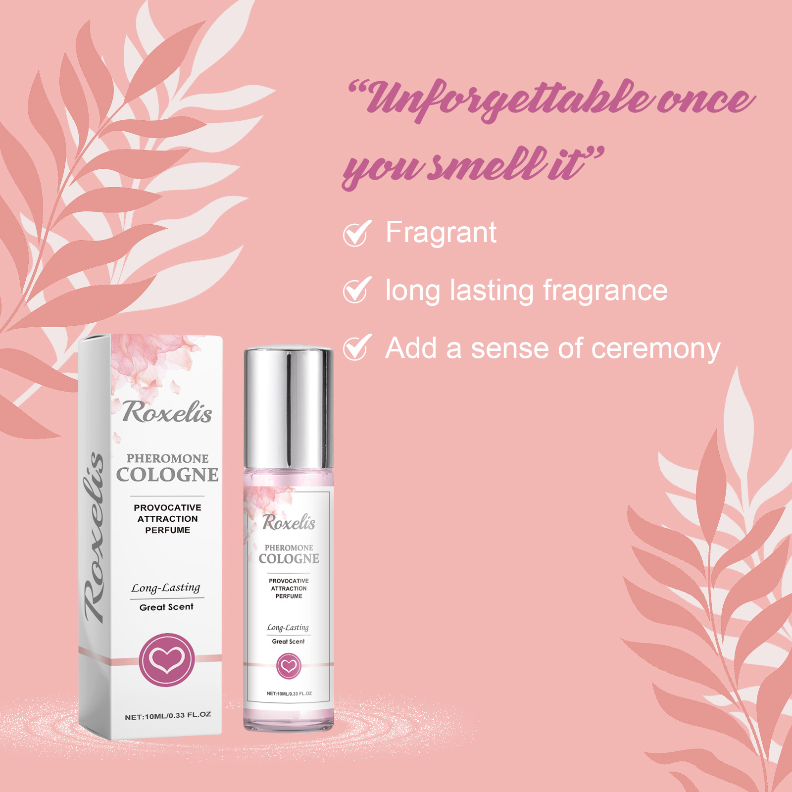 Ladies Pheromone Perfume Fresh Elegant Floral Scent Long Lasting Charm Minor Date Fragrance Behind Ear