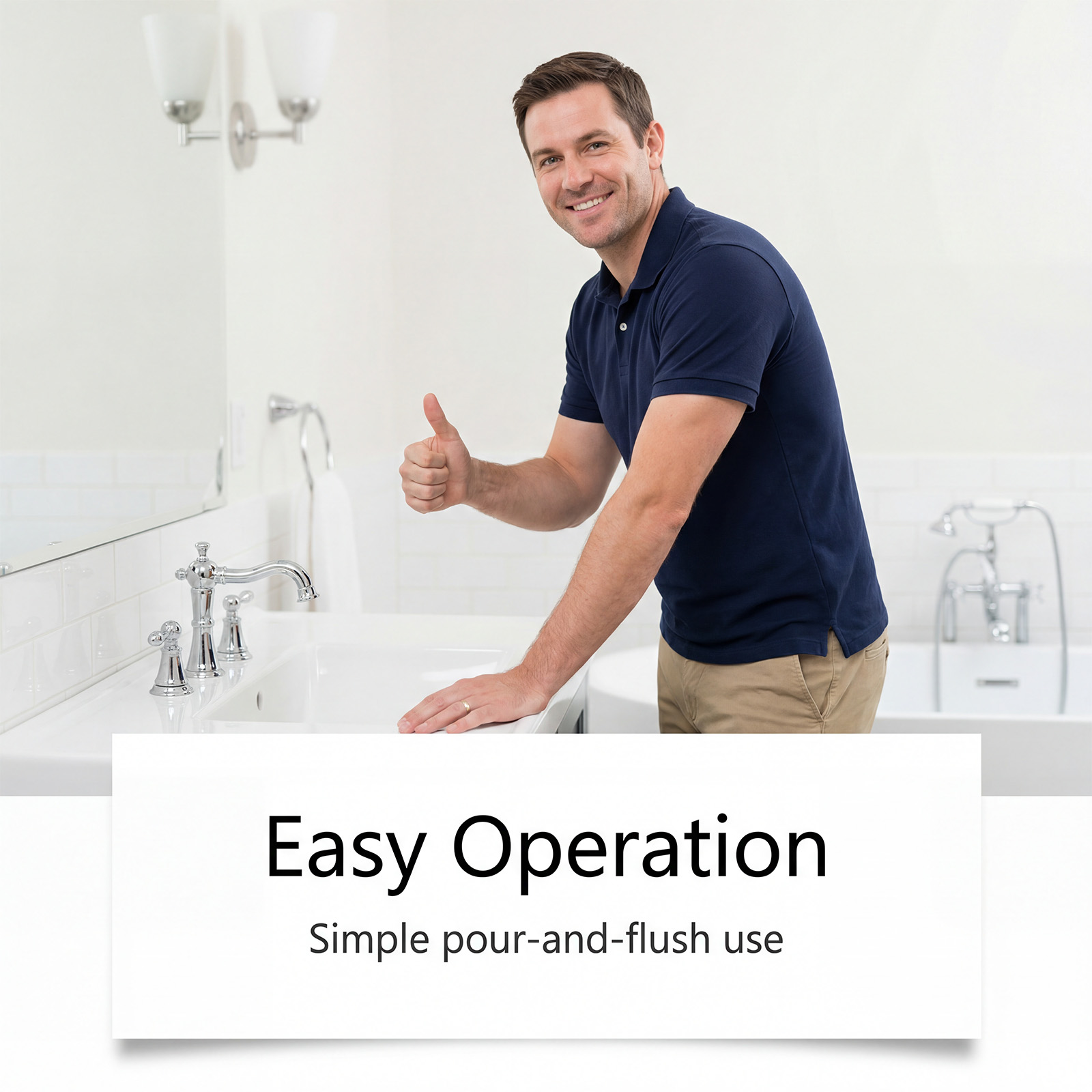 Drain Cleaner Powder For Kitchen Bathroom Pipe Clog Hair Grease Removal And Odor Control 320g