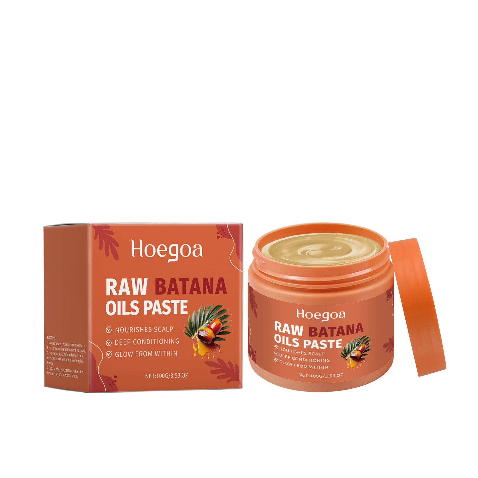Batana Oil Hair Mask Nourishing Moisturizing Smoothing For Dry Frizzy Damaged Hair Daily Care