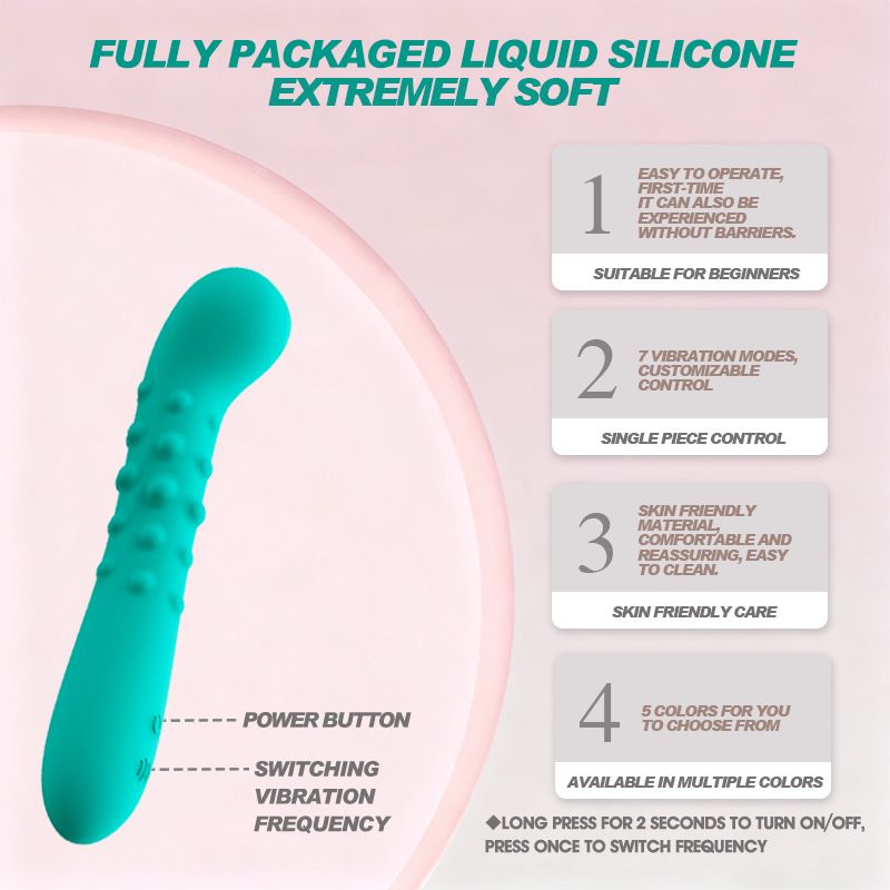 (Pink) Vibrator for Women Sex Toys Adult Toys Silicone Massager Dildo Bullet Wand Rechargeable Waterproof Intimate Toy