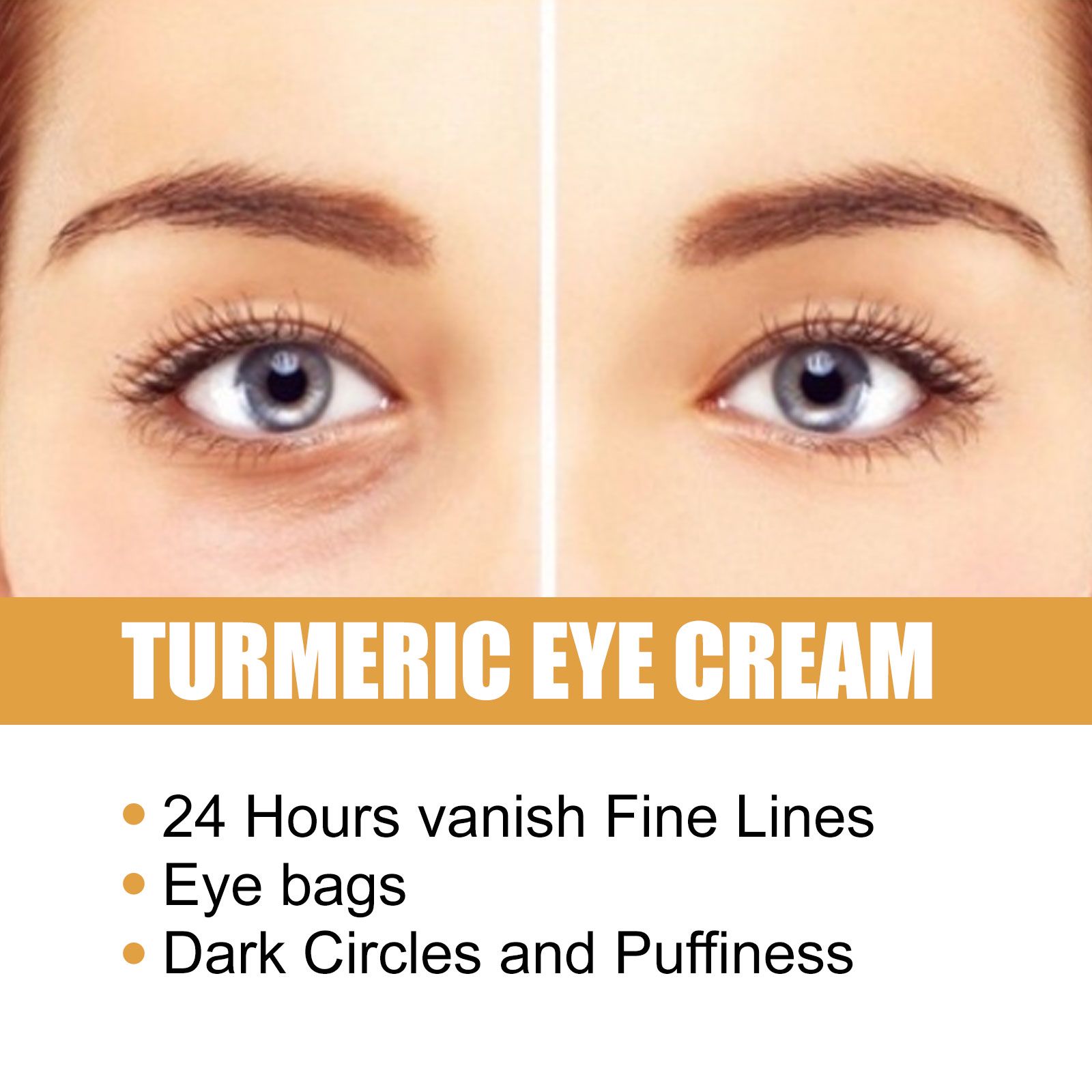 Turmeric Eye Cream Brightening For Dark Circles Puffiness And Fine Lines Daily Care