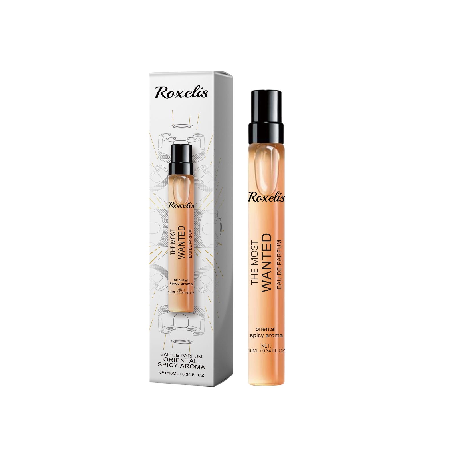 Men Eau De Toilette Spray Citrus Fresh Long Lasting Portable For Daily Wear