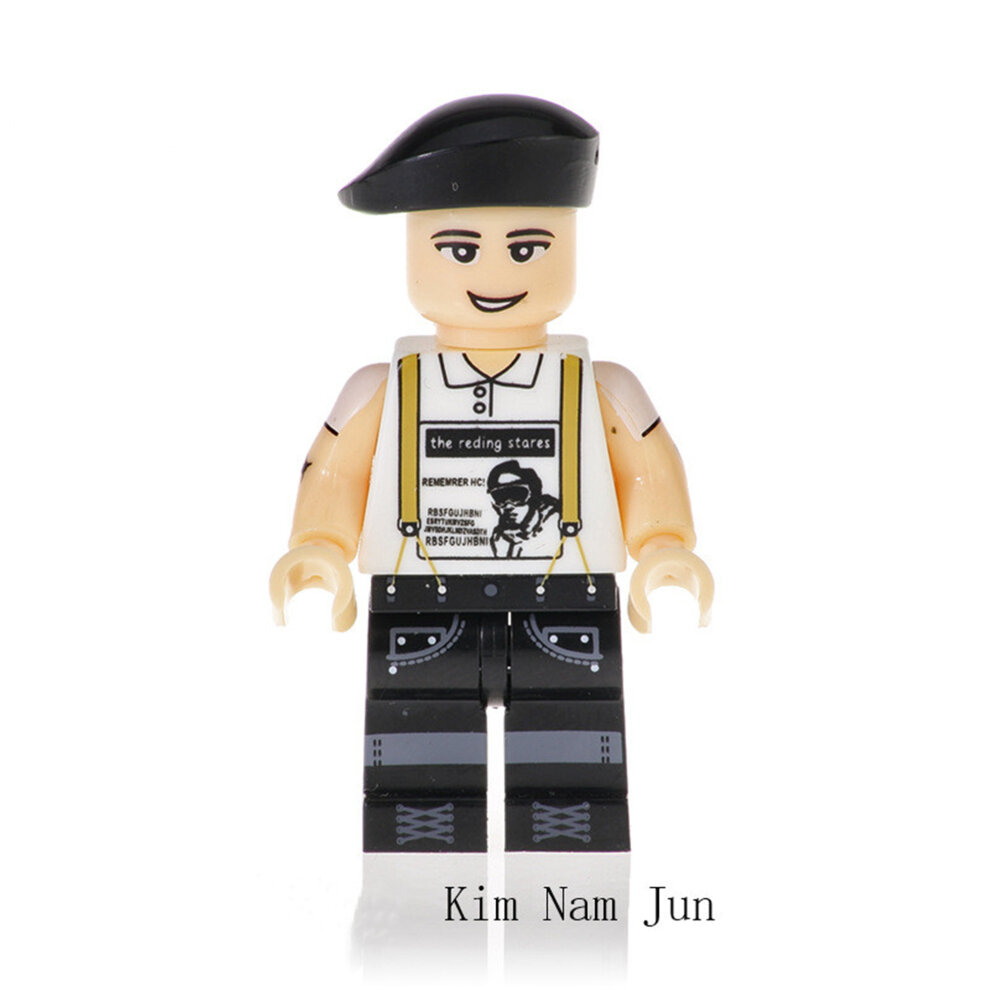 7Pcs Bangtan Boys BTS Building Block Minifigures Toys Best Action Figures Gift Fit Lego