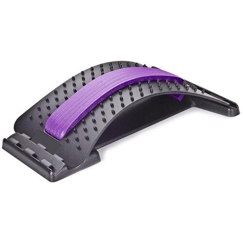 Back Stretcher Posture Massager for Back Relaxation Pain Relief, Back Massager Magic Stretcher Fitness Stretch Equipment Lumbar Support Relaxation 3 Levels Adjustable Back Stretching Spine Deck Posture Massager