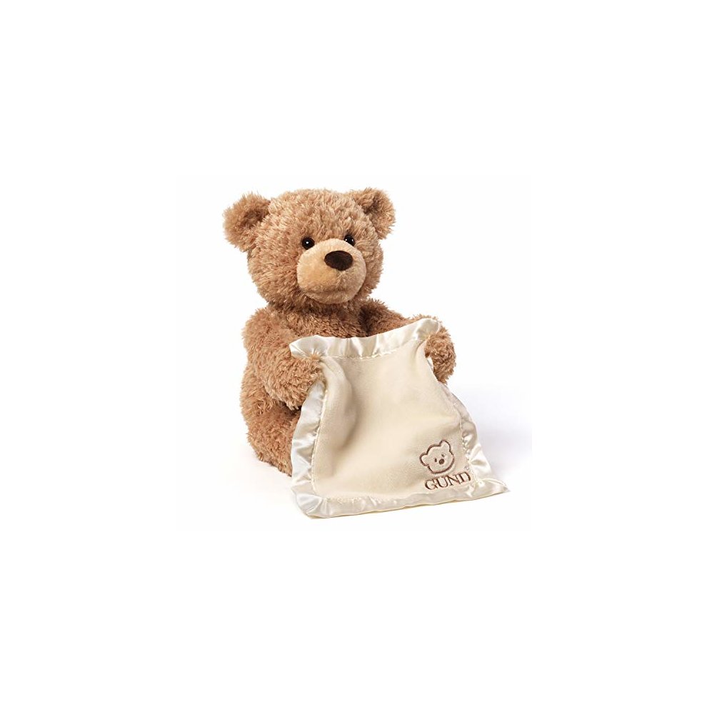 GUND Peek A Boo Teddy Bear Animated Stuffed Animal Plush 11 5