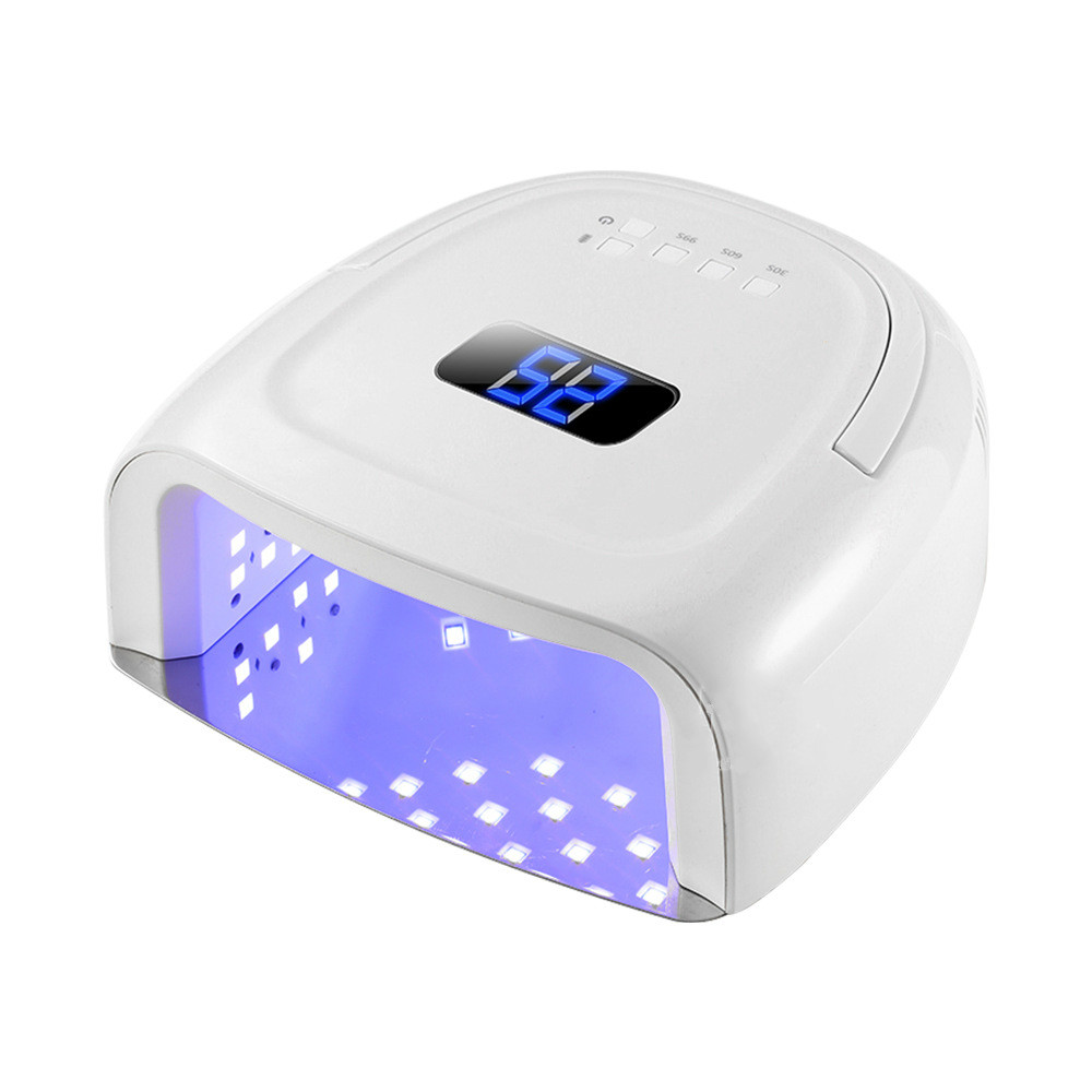 Nail Lamp Rechargeable Wireless Gel Polish UV Cure Light 60W Professional Nail Dryer Cordless Nail Led Lamp Manicure Machine Pedicure Lights Built-in 15600mAh Battery Best for Home Nail Salon